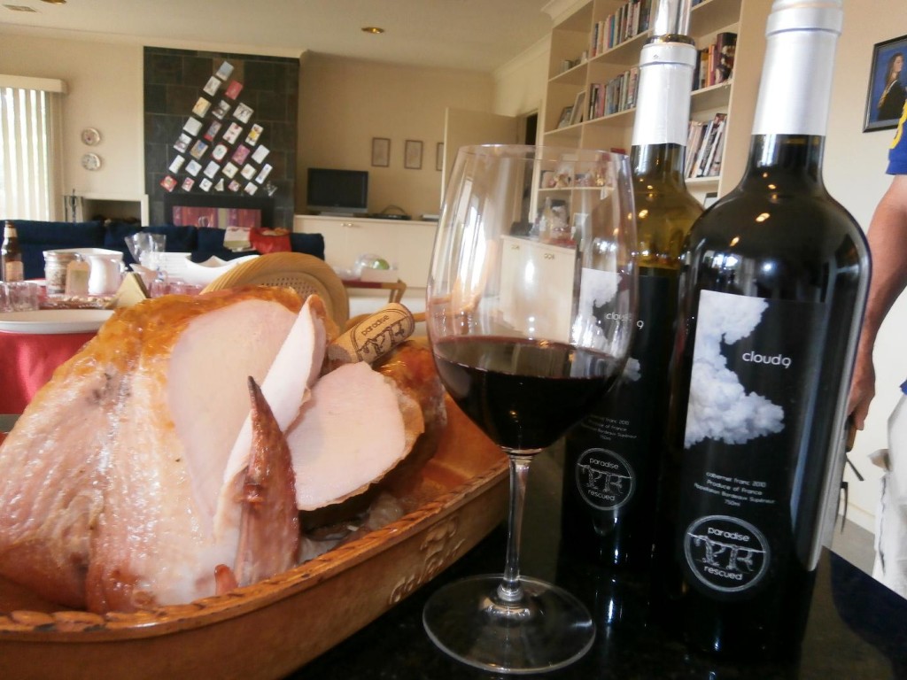 Traditional British Christmas roast turkey - a perfect match for Cabernet Franc