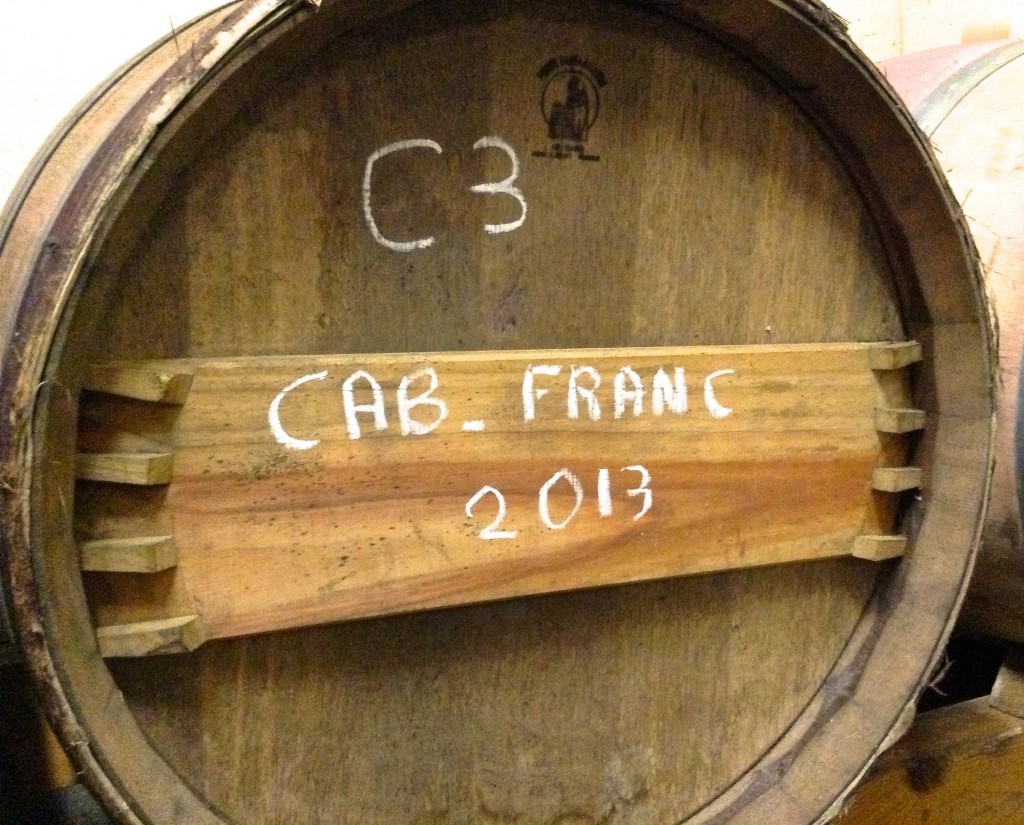 We will looking to go "one better" again with our 2014 Cabernet Franc